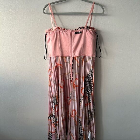 MARCIANO Guess Pleated midi dress with print - Picture 10 of 12